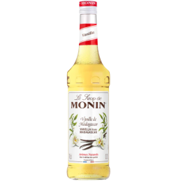 op. 0.7 l Syrop o smaku waniliowym - Vanilla from Madagascar Le Sirop de Monin - szklana butelka