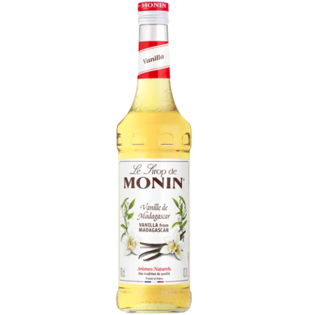 op. 0.7 l Syrop o smaku waniliowym - Vanilla from Madagascar Le Sirop de Monin - szklana butelka