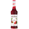 op. 0.7 l Syrop o smaku truskawkowym - Strawberry Le Sirop de Monin - szklana butelka