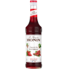op. 0.7 l Syrop o smaku poziomkowym - Wild Strawberry Le Sirop de Monin - szklana butelka