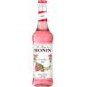 op. 0.7 l Syrop różany do romantycznych napojów - Rose Le Sirop de Monin -  szklana butelka