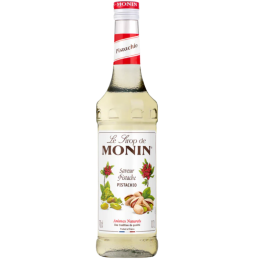 op. 0.7 l Syrop o smaku pistacjowym - Pistachio Le Sirop de Monin - szklana butelka