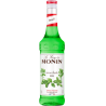 op. 0.7 l Syrop o smaku świeżych liści bazylii - Basil Le Sirop de Monin - szklana butelka