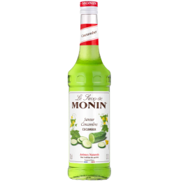 op. 0.7 l Syrop o smaku zielonego ogórka - Cucumber Le Sirop de Monin - szklana butelka