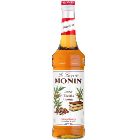 op. 0.7 l Syrop o smaku klasycznego włoskiego deseru - Tiramisu Le Sirop de Monin - szklana butelka