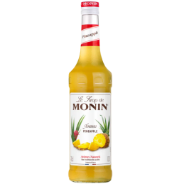 op. 0.7 l Syrop o soczystym smaku świeżego ananasa - Pineapple Le Sirop de Monin - szklana butelka
