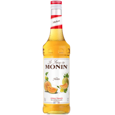 op. 0.7 l Syrop o smaku dojrzałego melona - Melon Le Sirop de Monin - szklana butelka