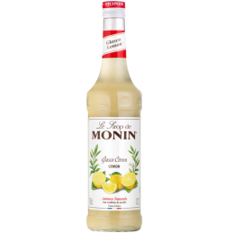 op. 0.7 l Syrop o smaku soku z cytryny - Lemon Le Sirop de Monin - szklana butelka