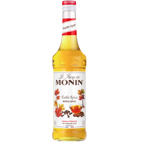 op. 0.7 l Syrop klonowy z przyprawami korzennymi - Maple Spice Le Sirop de Monin - szklana butelka