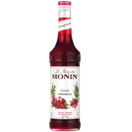 op. 0.7 l Syrop o smaku dojrzałych owoców granatu - Pomegranate Le Sirop de Monin - szklana butelka