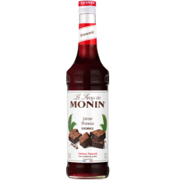 op. 0.7 l Syrop o smaku ciasta czekoladowego - Brownie Le Sirop de Monin - szklana butelka