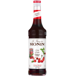 op. 0.7 l Syrop o smaku dojrzałych czereśni - Morello Cherry Le Sirop de Monin - szklana butelka