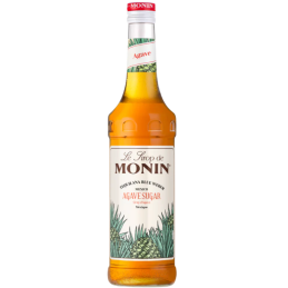 op. 0.7 l Syrop z agawy meksykańskiej - Agave Sugar Le Sirop de Monin - szklana butelka