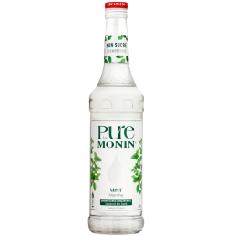 op. 0.7 l Mięta - koncentrat do napojów bez dodatku cukru - Mint Pure by Monin - szklana butelka