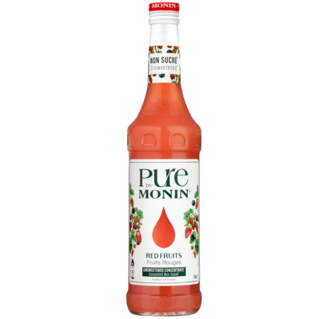 op. 0.7 l Czerwone owoce leśne - koncentrat do napojów bez dodatku cukru - Red Fruits Pure by Monin - szklana butelka