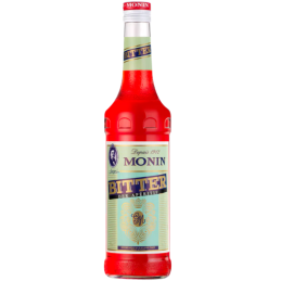 op. 0.7 l Bitter Le Concentre de Monin - aromatyczny koncentrat do napojów z wyczuwalną goryczą - szklana butelka