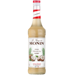 op. 0.7 l Syrop o smaku kokosa - Coconut Le Sirop de Monin - szklana butelka