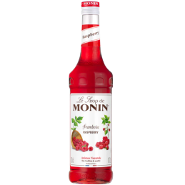 op. 0.7 l Syrop o smaku malinowym - Raspberry Le Sirop de Monin - szklana butelka