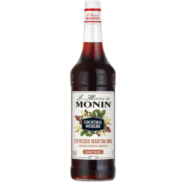 op. 1l Espresso Martini Le Mixeur de Monin - gotowa baza koktajlowa - szklana butelka