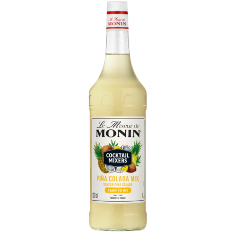 op. 1l Pina Colada Mix Le Mixeur de Monin - gotowa baza koktajlowa - szklana butelka