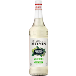 op. 1l Mojito Mix Le Mixeur de Monin - gotowa baza koktajlowa - szklana butelka