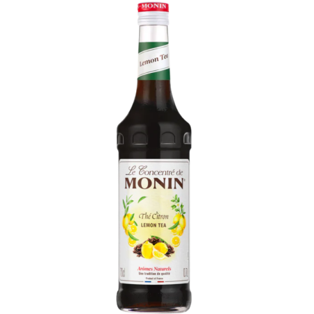 op. 0.7 l Syrop bazowy o smaku herbaty cytrynowej - Lemon Tea Le Concentré de Monin - szklana butelka