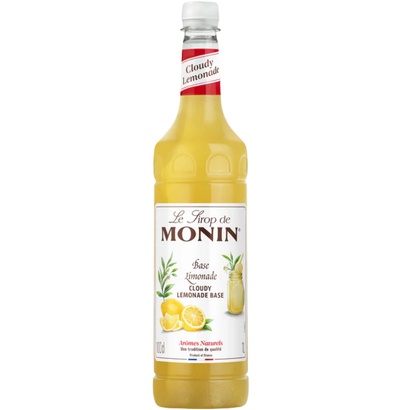 op. 1l Syrop bazowy do lemoniady cytrynowej - Cloudy Lemonade Base Le Concentré de Monin - plastikowa butelka