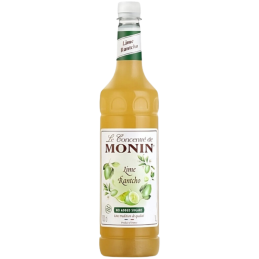 op. 1l Koncentrat do lemoniady limonkowej bez dodatku cukru - Lime Rantcho Le Concentré de Monin - plastikowa butelka