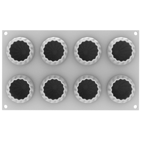 Harmony 150 Silikomart - forma silikonowa do monoporcji - śr. 60 x wys. 67 mm / poj. 150 ml x 8 porcji