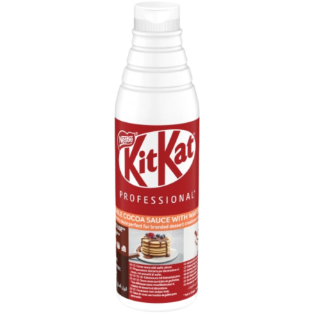 op. 1 kg Sos Kit Kat Nestle Professional - polewa o smaku kultowego batona z chrupiącymi kawałkami wafelków