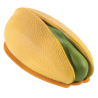 Pistacchio 750 Silikomart - zestaw do tortów musowych - pistacja w łupinie - forma silikonowa z wykrojnikiem - poj. 750 ml