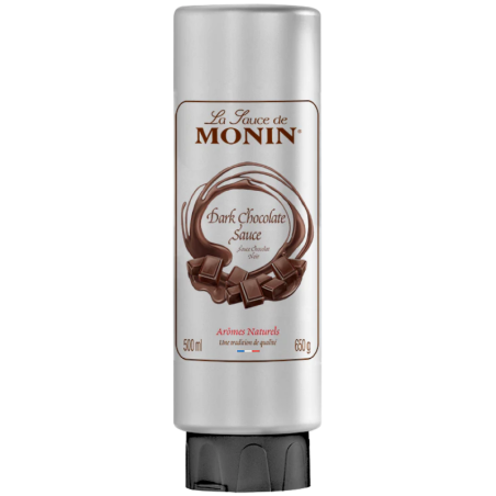 op. 0.5 l Dark Chocolate La Sauce de MONIN - kremowy sos o smaku ciemnej czekolady