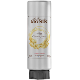 op. 0.5 l White Chocolate La Sauce de MONIN - kremowy sos o smaku białej czekolady
