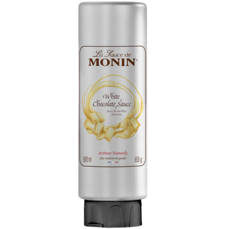op. 0.5 l White Chocolate La Sauce de MONIN - kremowy sos o smaku białej czekolady