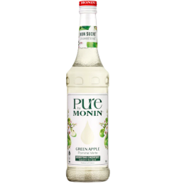 op. 0.7 l Zielone jabłko - koncentrat do napojów bez dodatku cukru - Green Apple Pure by Monin - szklana butelka