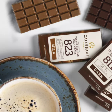 op. 75 szt. Mini tabliczki z ciemnej czekolady o zaw. 54.5% kakao - Napolitains N°811 Callebaut - nr. kat. CHD-NA-20762E1-999