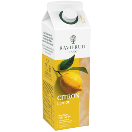 op. 1 kg Cytryna - RAVIFRUIT - pasteryzowany przecier owocowy - nowe opakowanie produktu