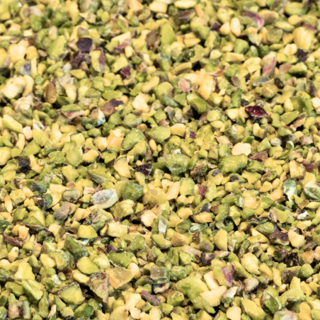 op. 500 g Pistacje łuskane prażone rozdrobnione - kostka 2-4 mm