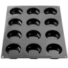 PX43117 Karma Pavoni Italia - forma silikonowa do monoporcji - śr. 80 x wys. 30 mm / poj. 120 ml x 12 porcji