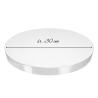śr. 30 cm x wys. 2 cm - biały podkład pod tort - okrągła podkładka ze styroduru - foliowany brzeg