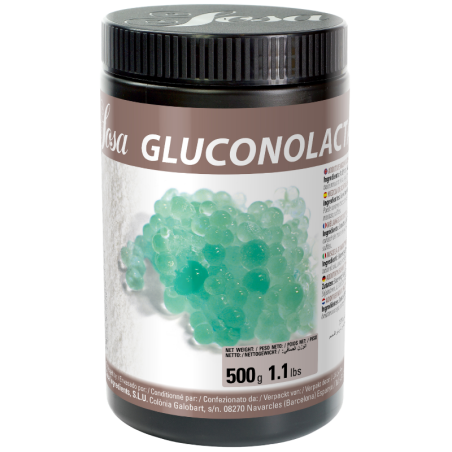 op. 500 g Gluconolactat - mieszanka soli wapnia do odwróconej sferyfikacji - nr. kat. 50060 Sosa Ingredients