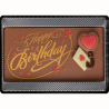 op. 75 g - Happy Birthday - dekoracyjna tabliczka czekoladowa - pakiet prezentowy w pudełku