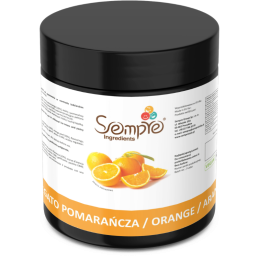 variegato pomarańcza - zdjęcie poglądowe opakowania produktu z etykietą producenta - Sempre Ingredients