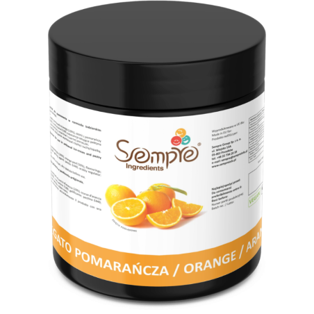 variegato pomarańcza - zdjęcie poglądowe opakowania produktu z etykietą producenta - Sempre Ingredients
