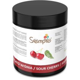 variegato wiśnia - zdjęcie poglądowe opakowania produktu z etykietą producenta - Sempre Ingredients