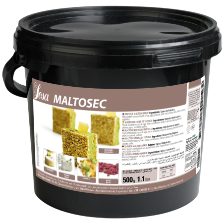 op. 500 g Maltosec - maltodekstryna z tapioki do tworzenia nowoczesnych tekstur - nr. kat. 48683 Sosa Ingredients