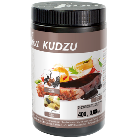 op. 400 g Kudzu - skrobia o właściwościach zagęszczających i żelujących - nr. kat. 41221 Sosa Ingredients