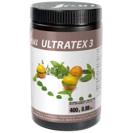 op. 400 g Ultratex 3 - modyfikowana skrobia z tapioki o właściwościach zagęszczających - nr. kat. 41220 Sosa Ingredients