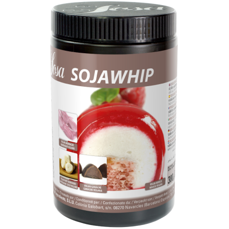 op. 300 g Sojawhip - proszek emulgujący na bazie białka sojowego - zamiennik albuminy - nr. kat. 40375 Sosa Ingredients