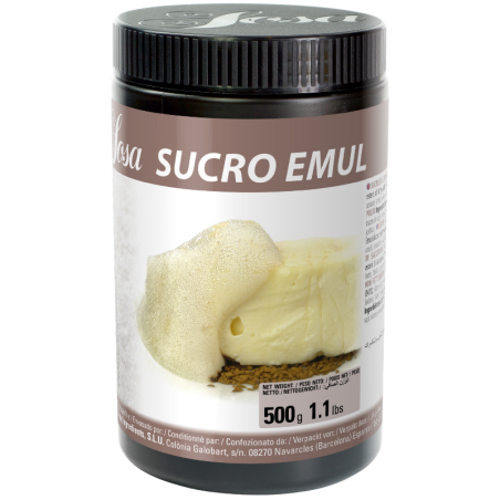 op. 500 g Sucro Emul - emulgator (E473) estry sacharozy i kwasów tłuszczowych - nr. kat. 49567 Sosa Ingredients